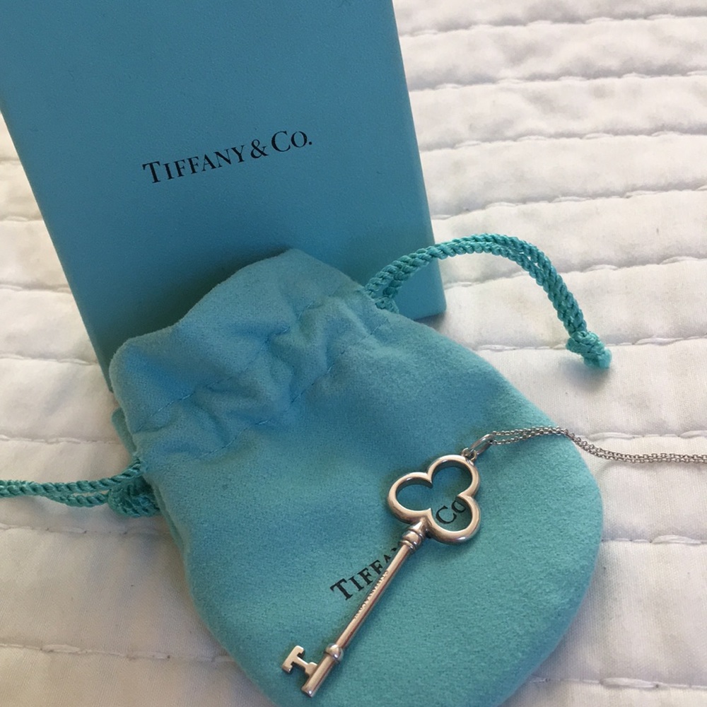 Tiffany & Co large key necklace